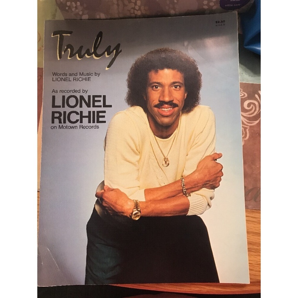 Truly Lionel Richie Sheet Music
